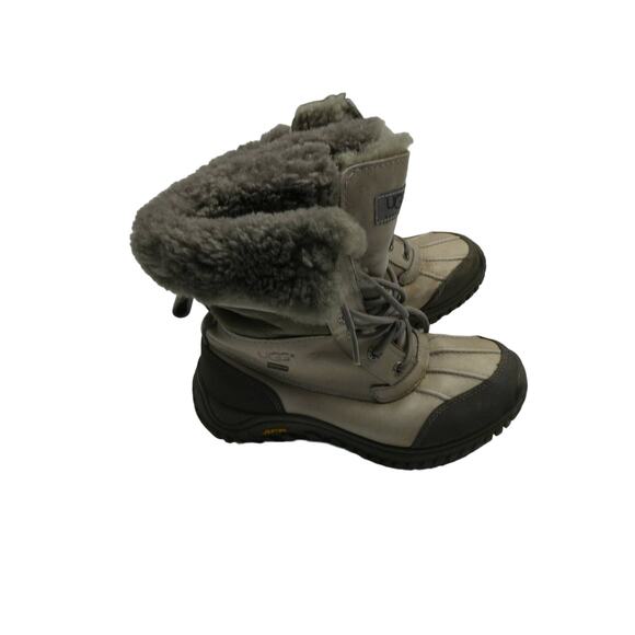 UGG ADIRONDACK II WINTER BOOTS Size 6.5 - 3052 - Off White with Gray trim - Picture 3 of 7